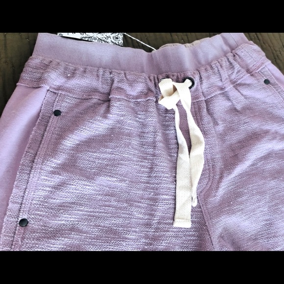 NWT*FREE PEOPLE JOGGER SWEATPANTS*"HEARTBEAT PANT “PARCHMENT PINK” XS*MSRP$219 - Picture 15 of 16